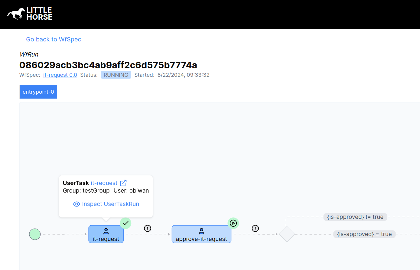 LittleHorse Dashboard